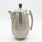 VINTAGE SILVER COATED BRASS JUG 10