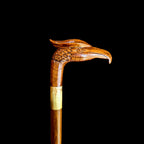 EAGLE HEAD WALKING STICK IN TEAKWOOD