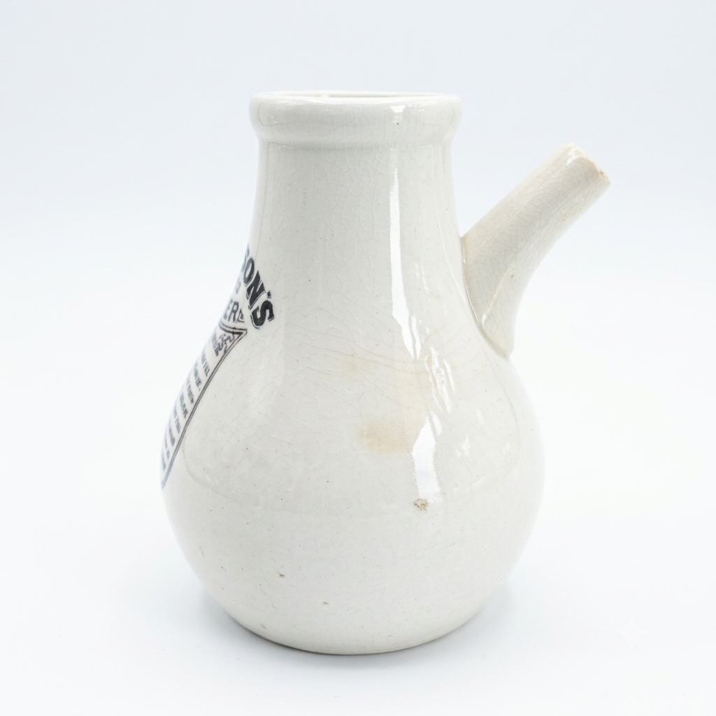 DR. NELSON 'D IMPROVED STONEWARE INHALER.