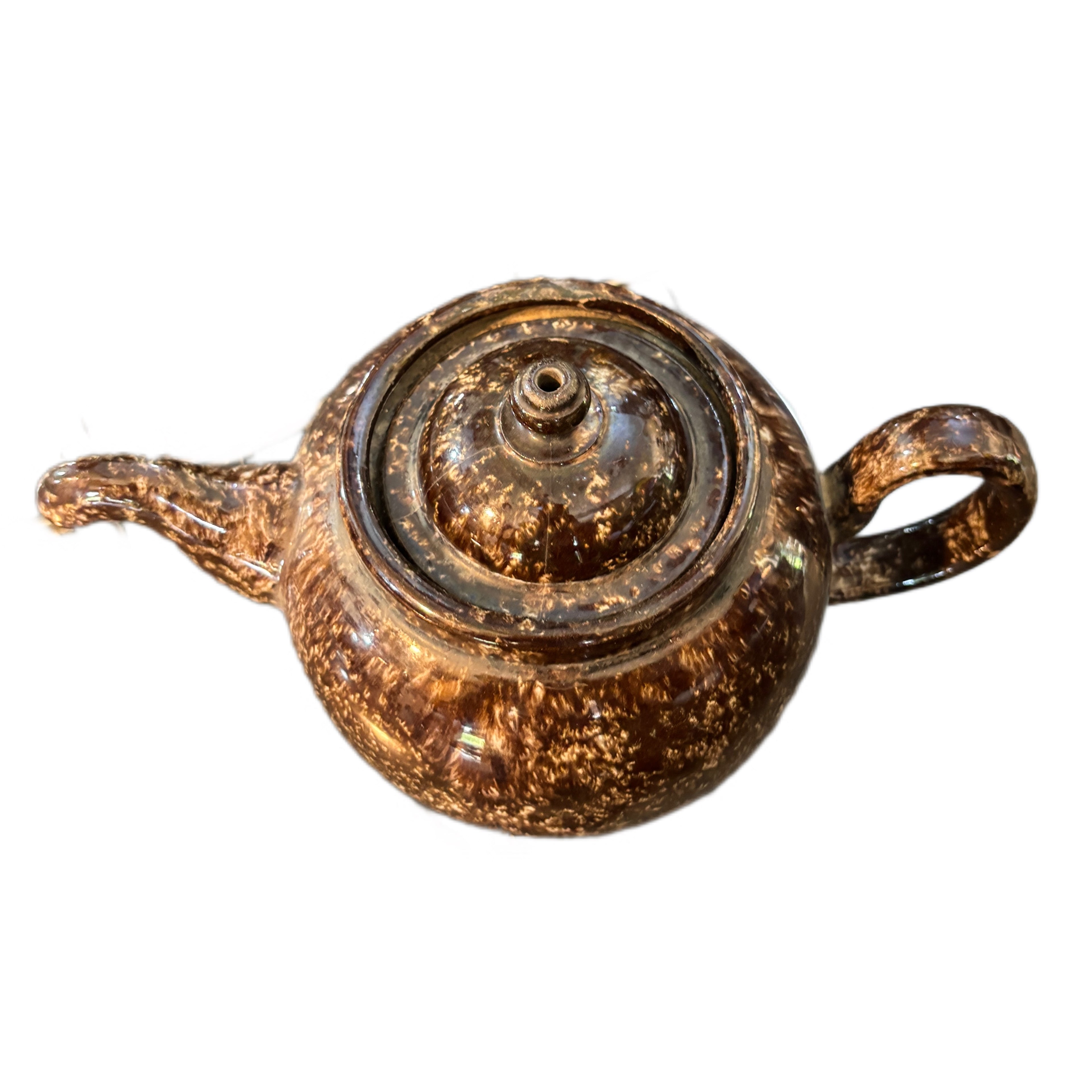 SPECKLED GLAZE CERAMIC TEA POT