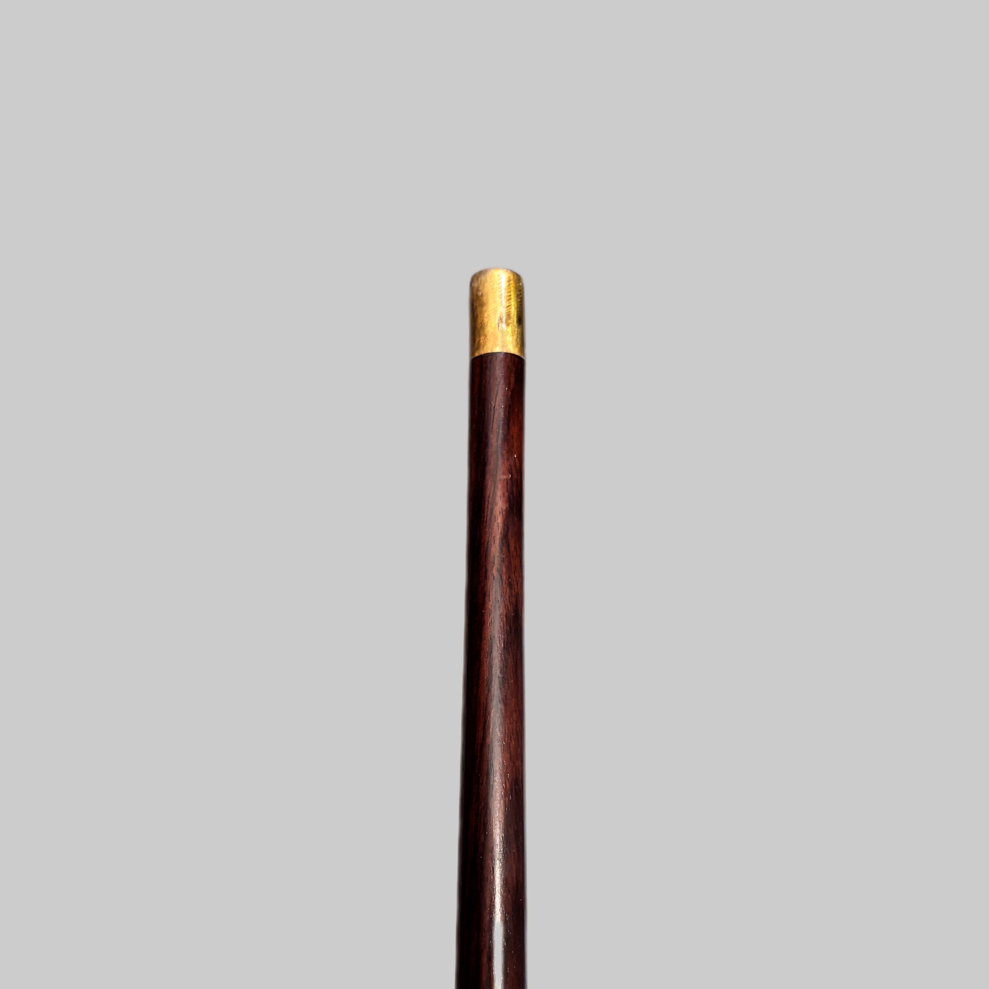 BRASS HANDLE WALKING STICK