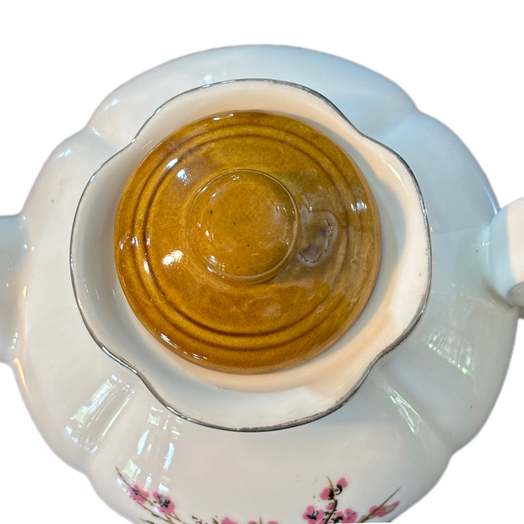 ALMOND BLOSSOM PORCELAIN TEAPOT