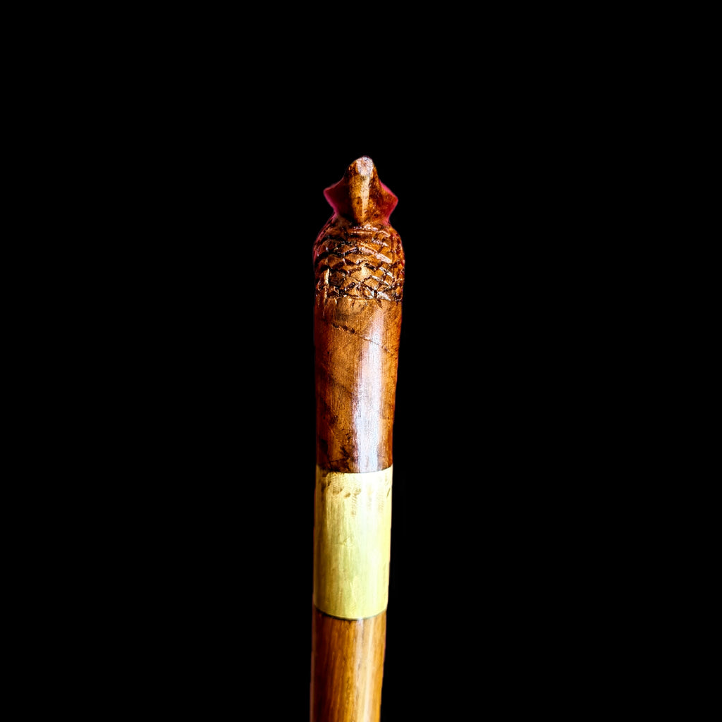 EAGLE HEAD WALKING STICK IN TEAKWOOD